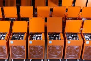 fleet of 100KW connected loads banks